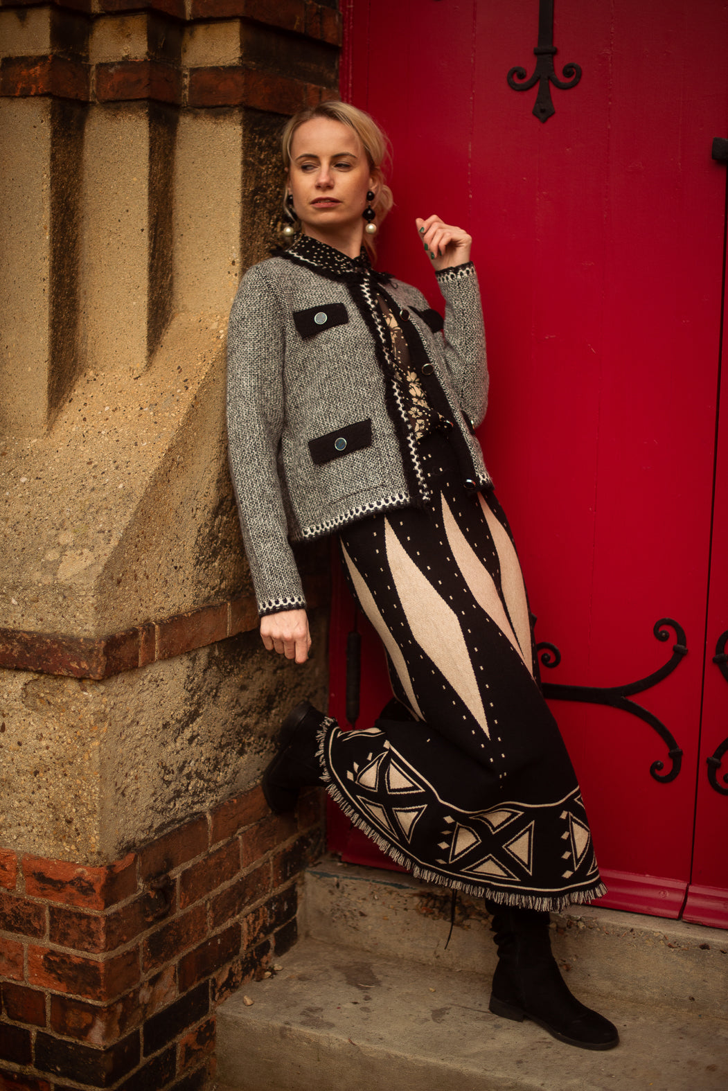 Dante Cardigan in Noir