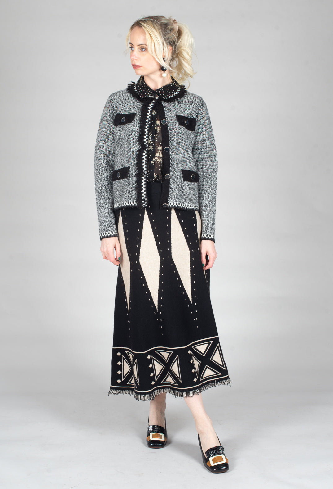 Dante Cardigan in Noir