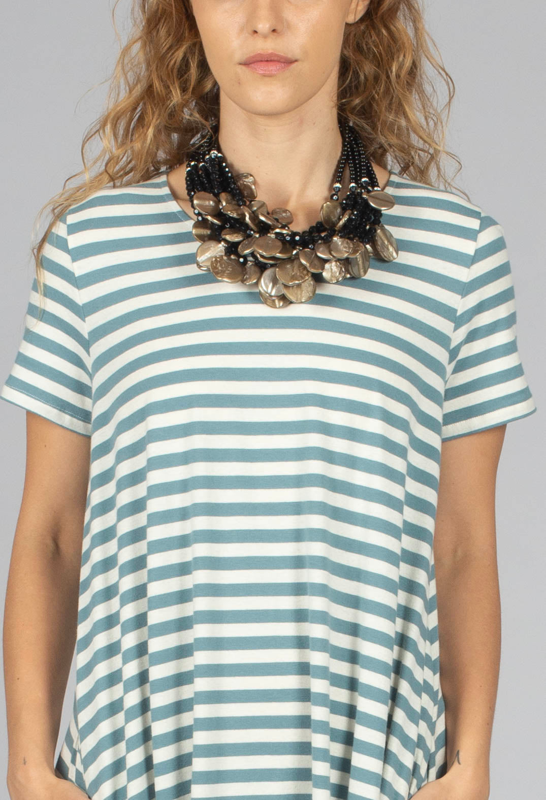 T-Shirt Dress in Sky