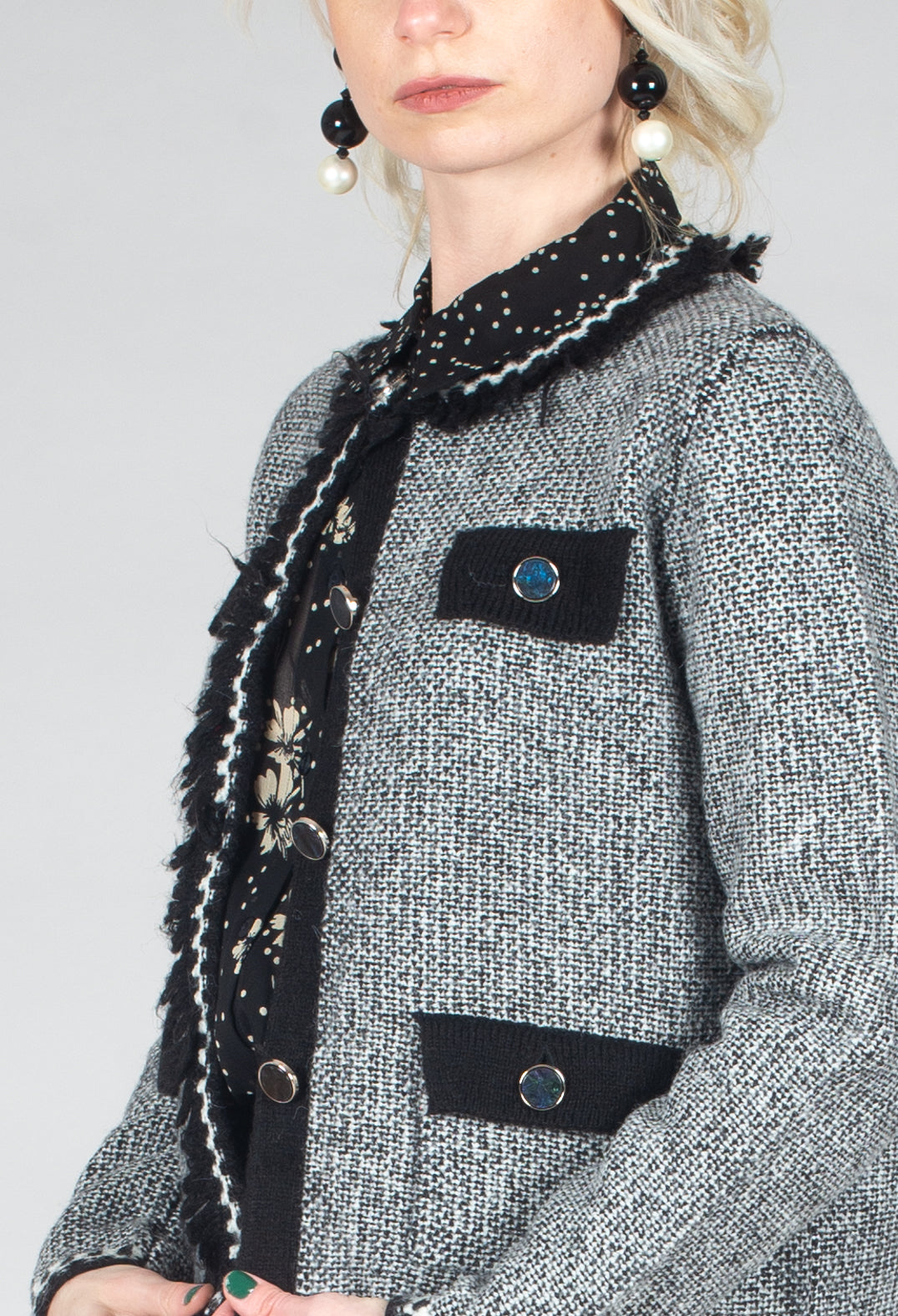 Dante Cardigan in Noir