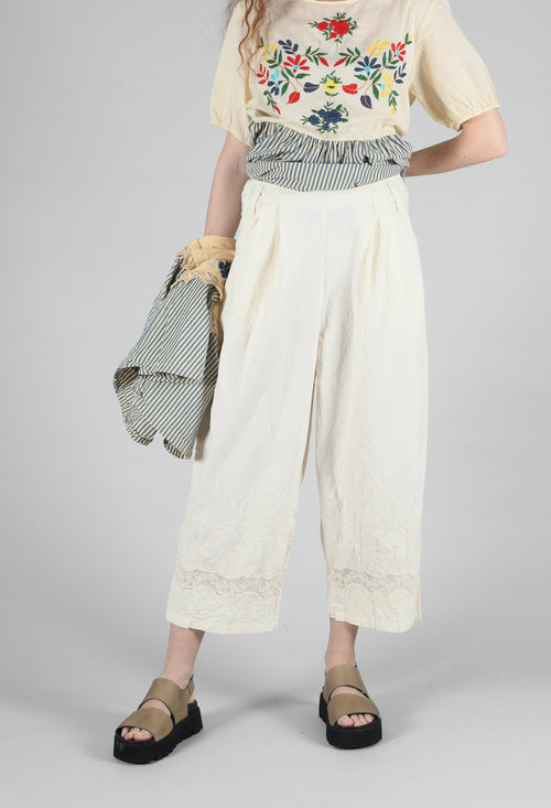 Amina Trouser in Cream