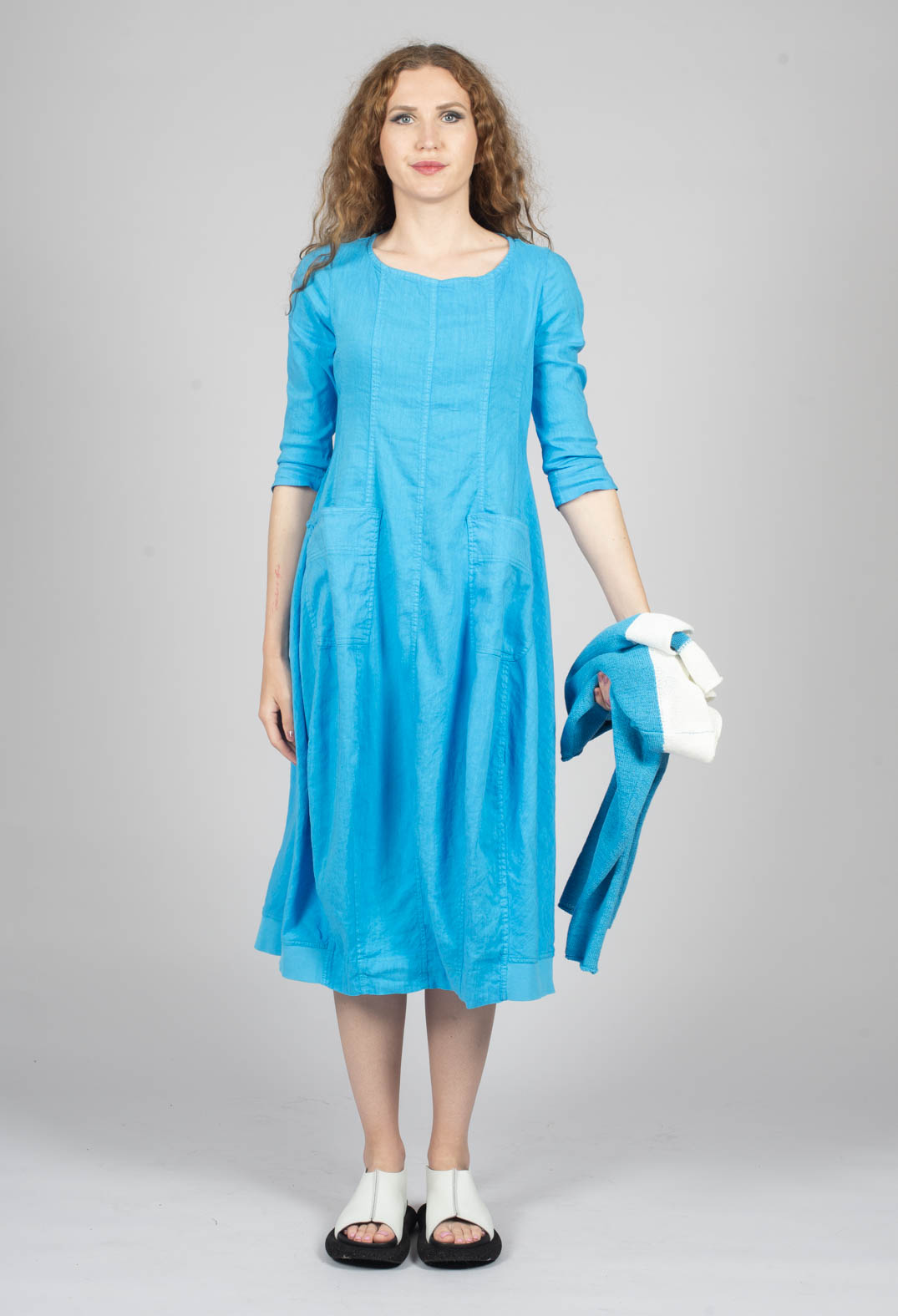 Seam Detail Dress in Malibu