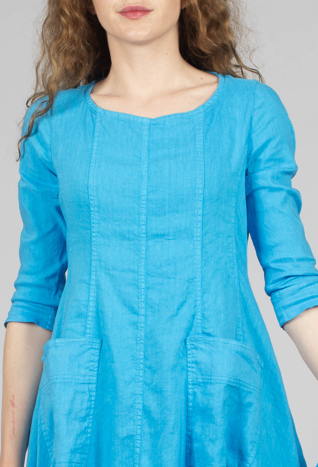 Seam Detail Dress in Malibu