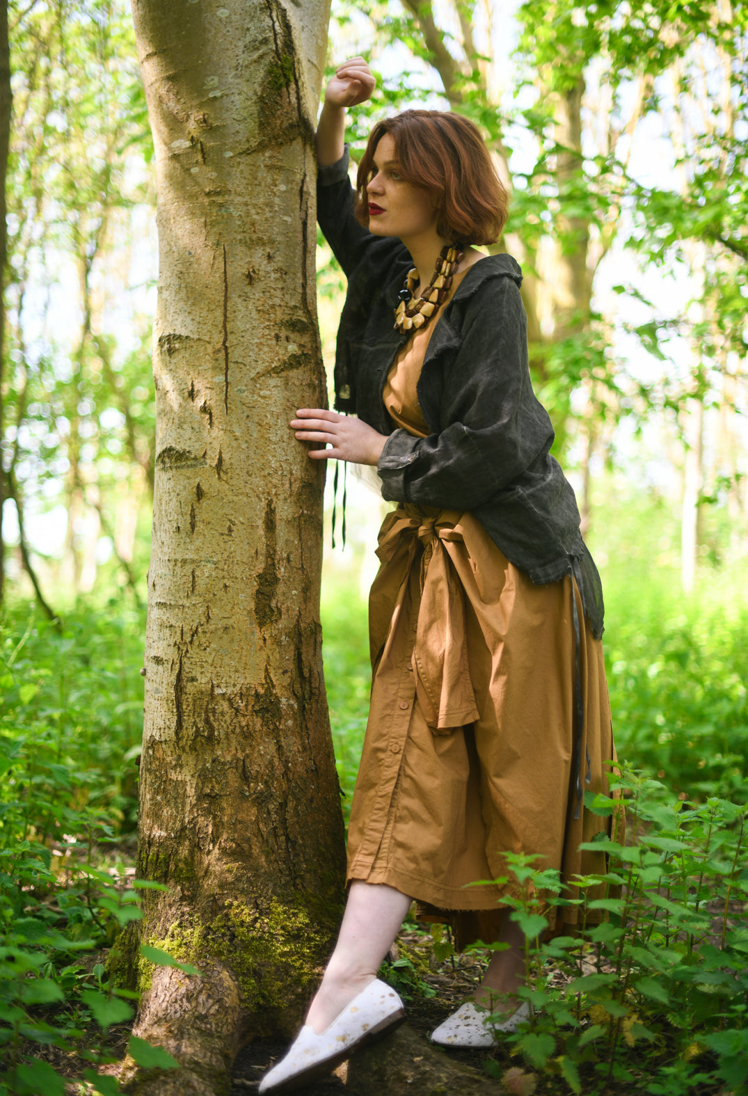 Definido Dress in Dried Tobacco