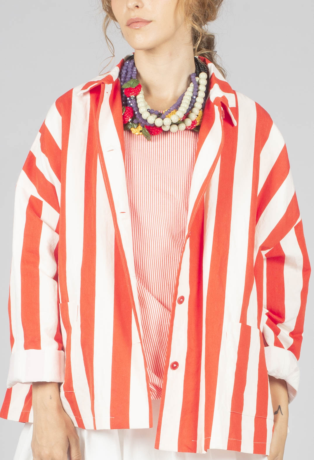 Jacket in Poppy