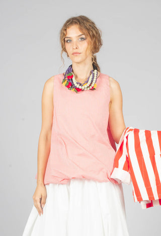 Vest Top in Poppy