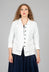 Layered Lettuce-Edge Detail Jacket in Semi Bleach