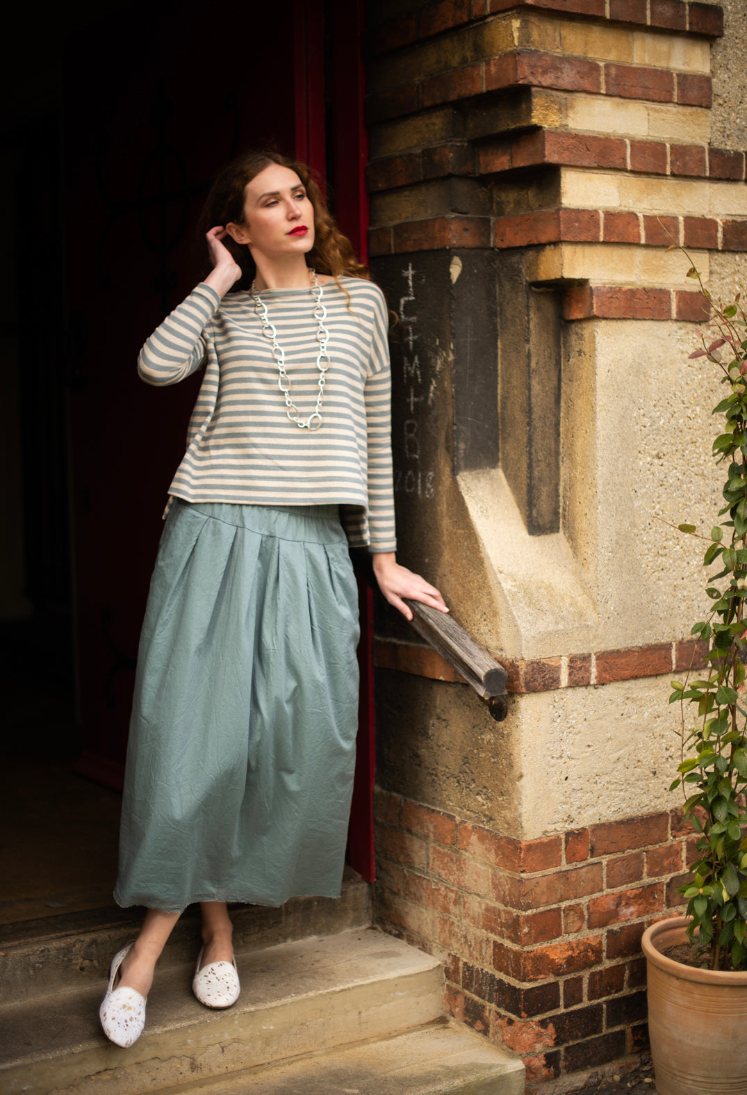 Alison Jumper in Lago Stripe