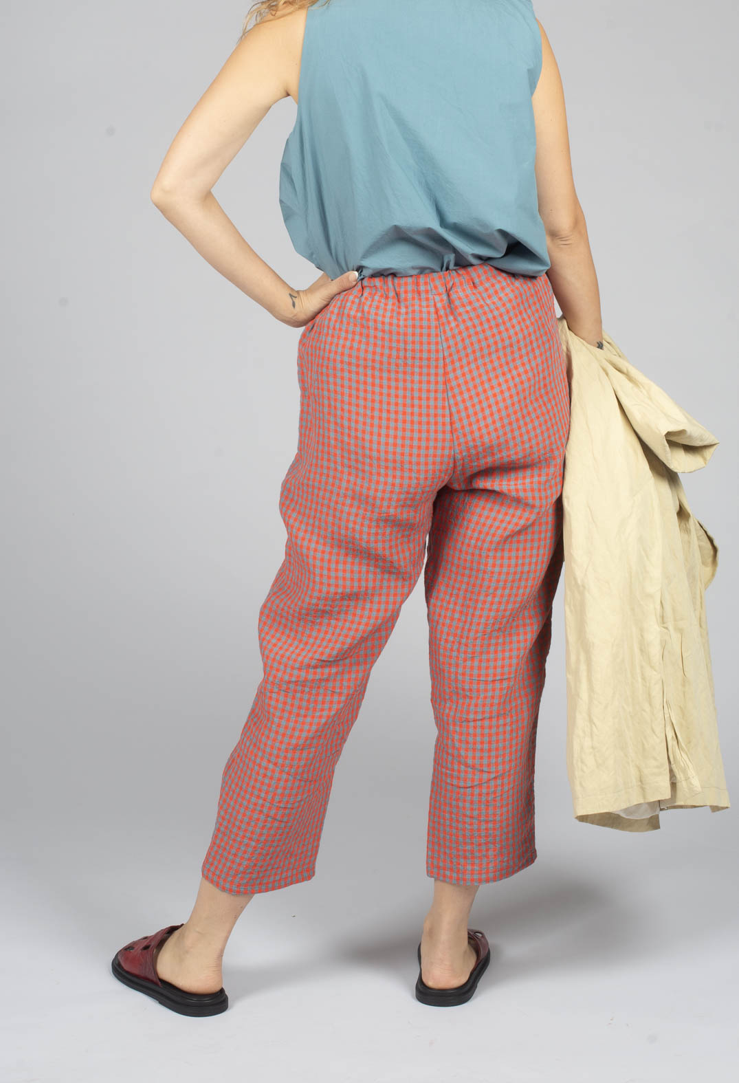 Trouser in Sky Poppy