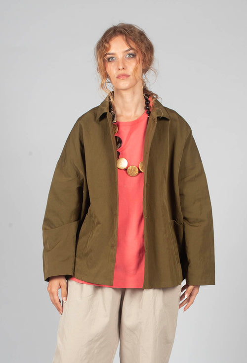 Jacket in Military Green