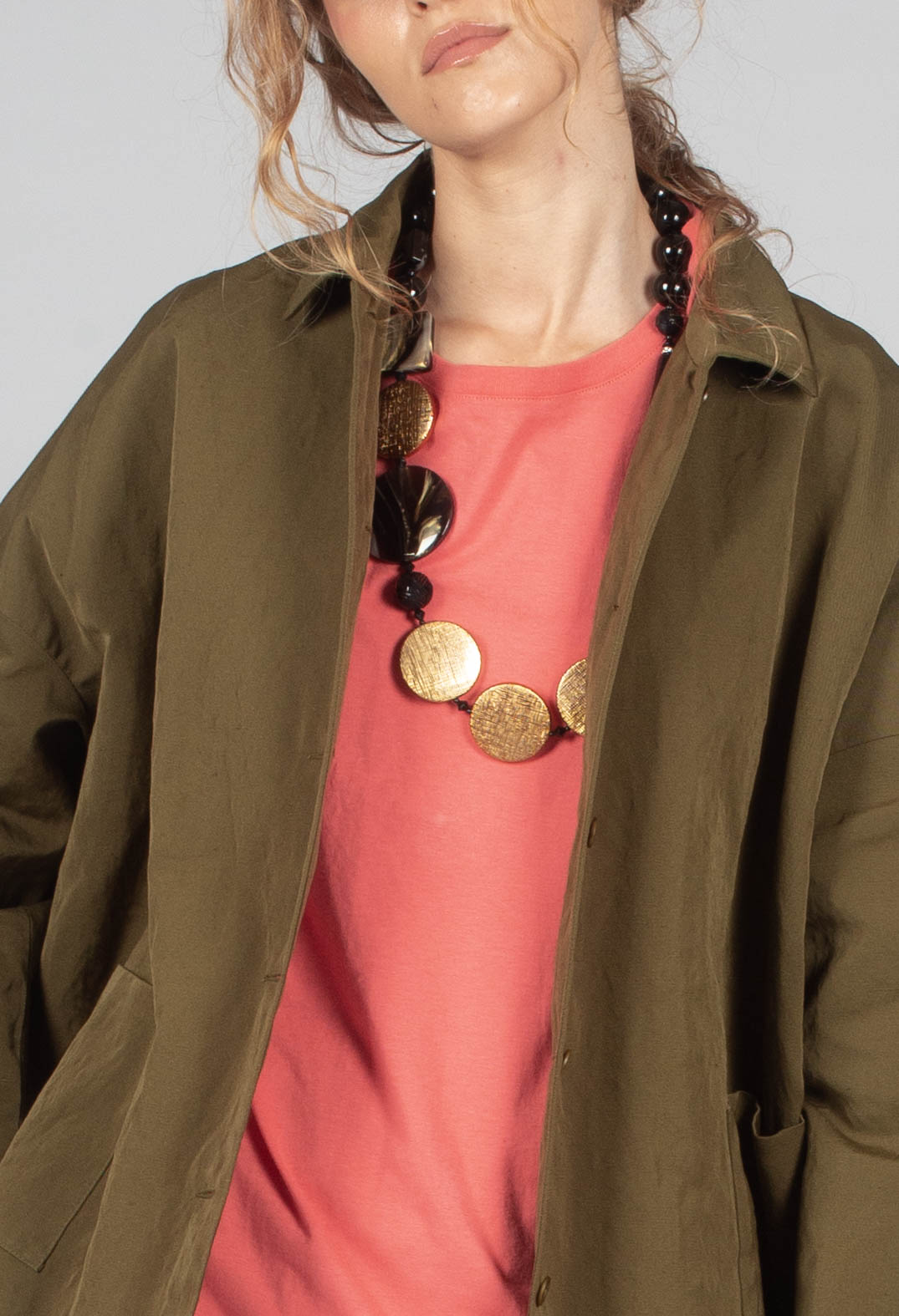 Jacket in Military Green