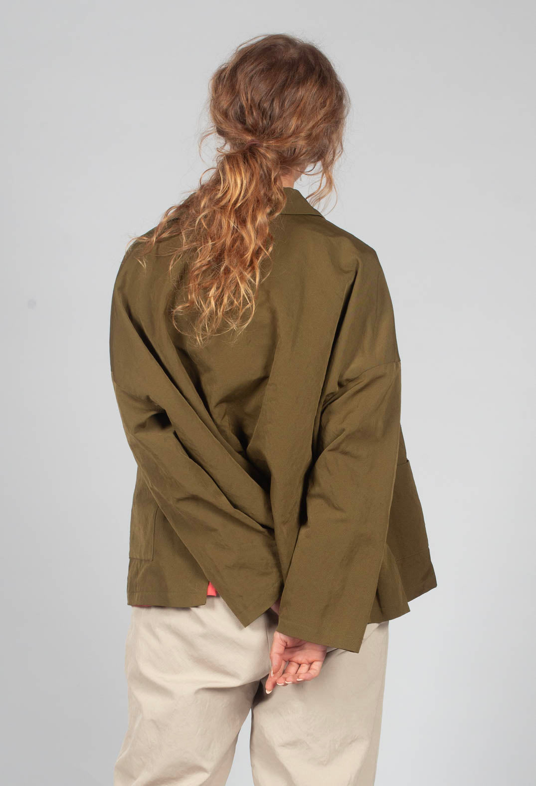 Apuntob Jacket in Military Green | Olivia May
