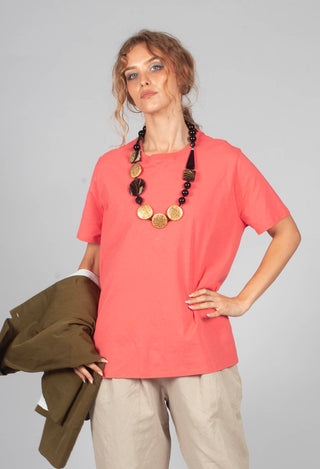 Short Sleeve T-Shirt in Strawberry