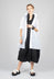 Longline Shirt in White with White Application
