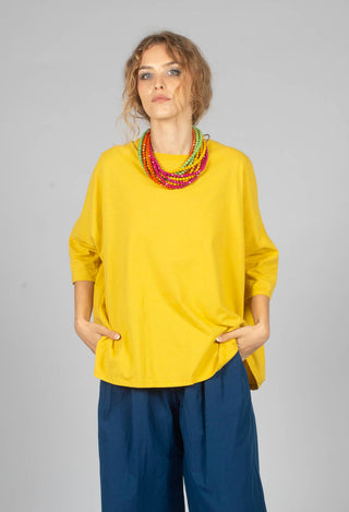 Boxy Fit T-Shirt in Saffron