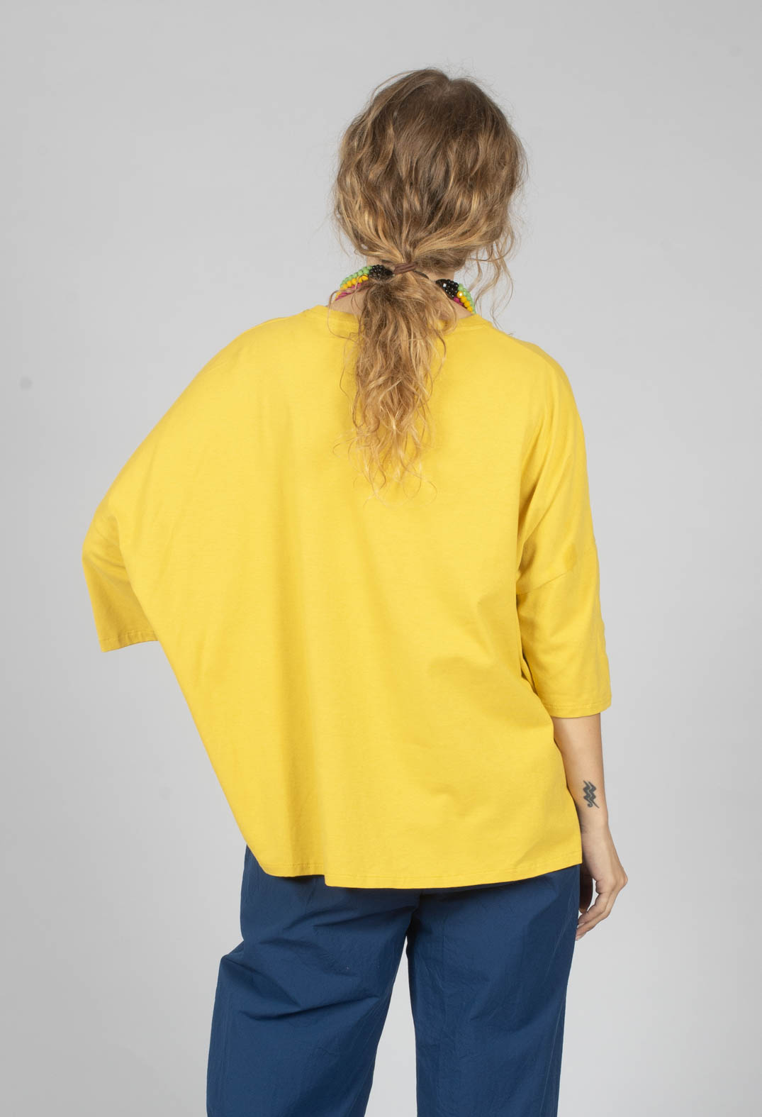 Boxy Fit T-Shirt in Saffron