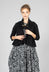 Peplum Jacket in Black