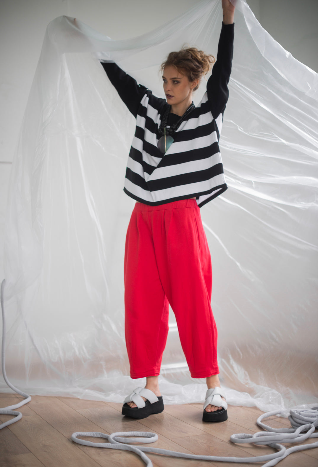 Casual Trouser in Red