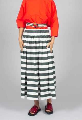 Midi Skirt in Cement