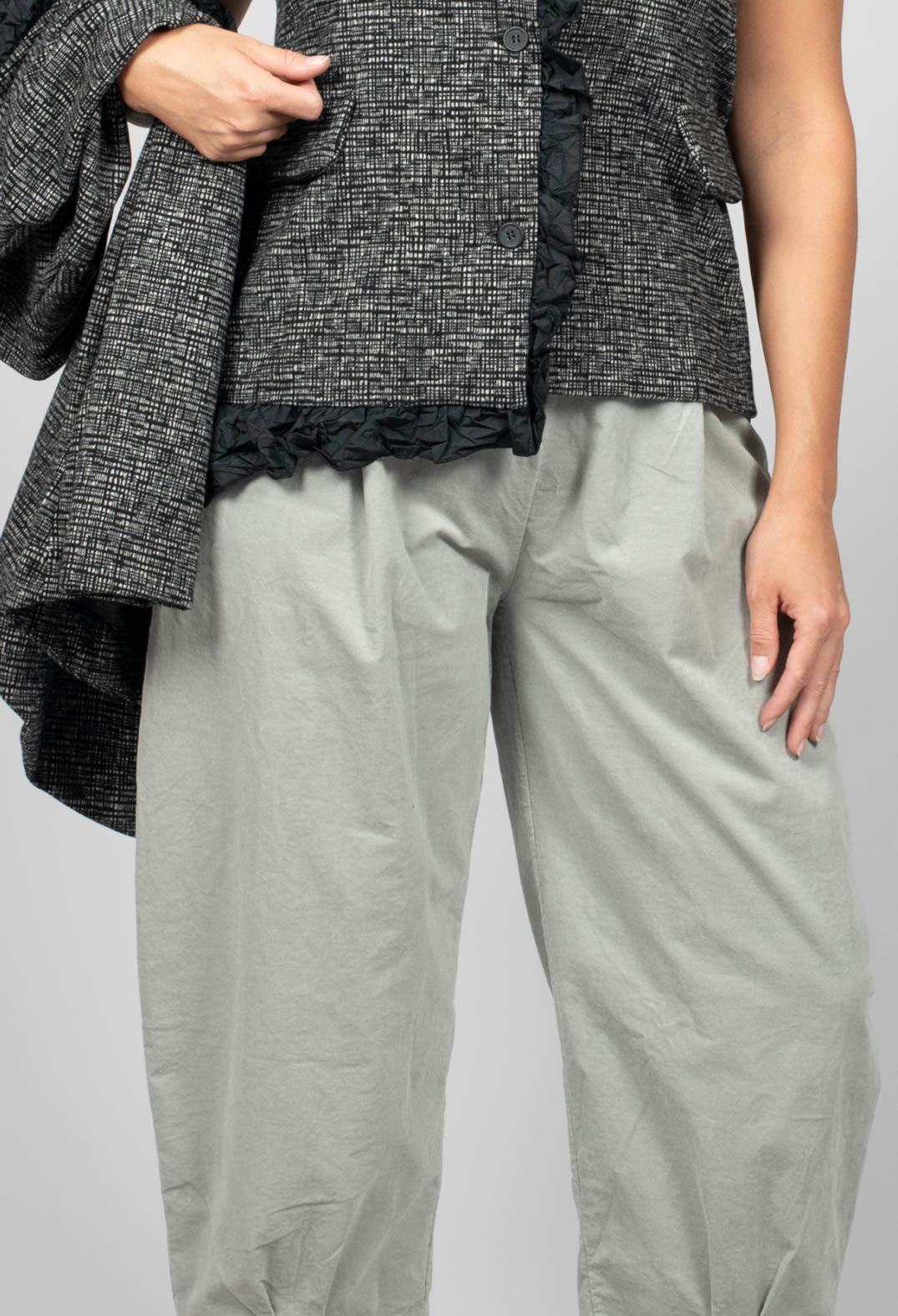 Bianco V Trousers in Nebbia