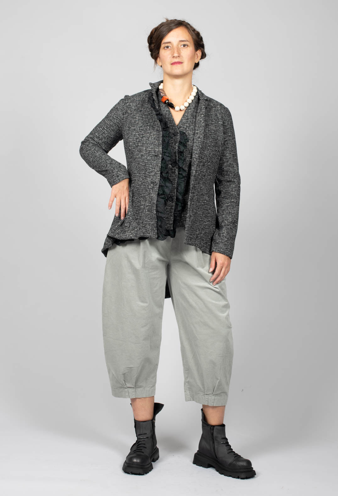 Bianco V Trousers in Nebbia