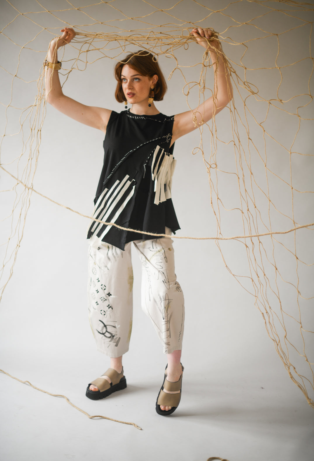 Signature Design Trousers in Beige