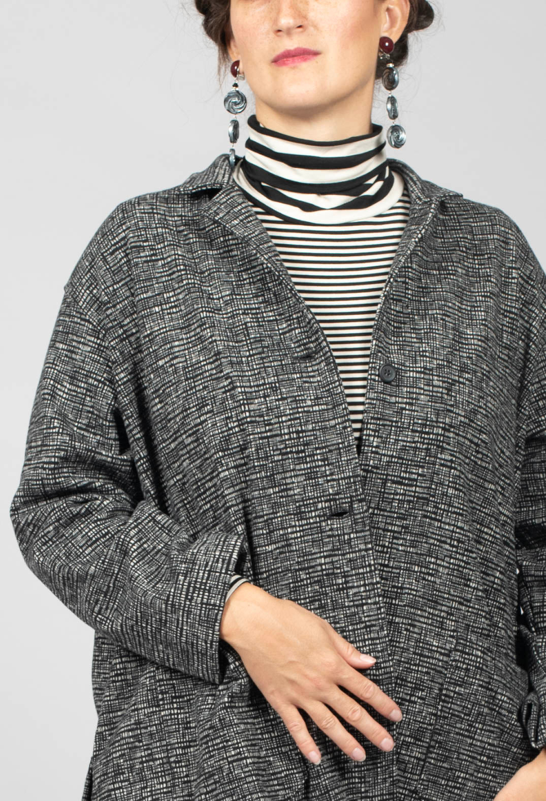 Cereale J Jacket  in Nero