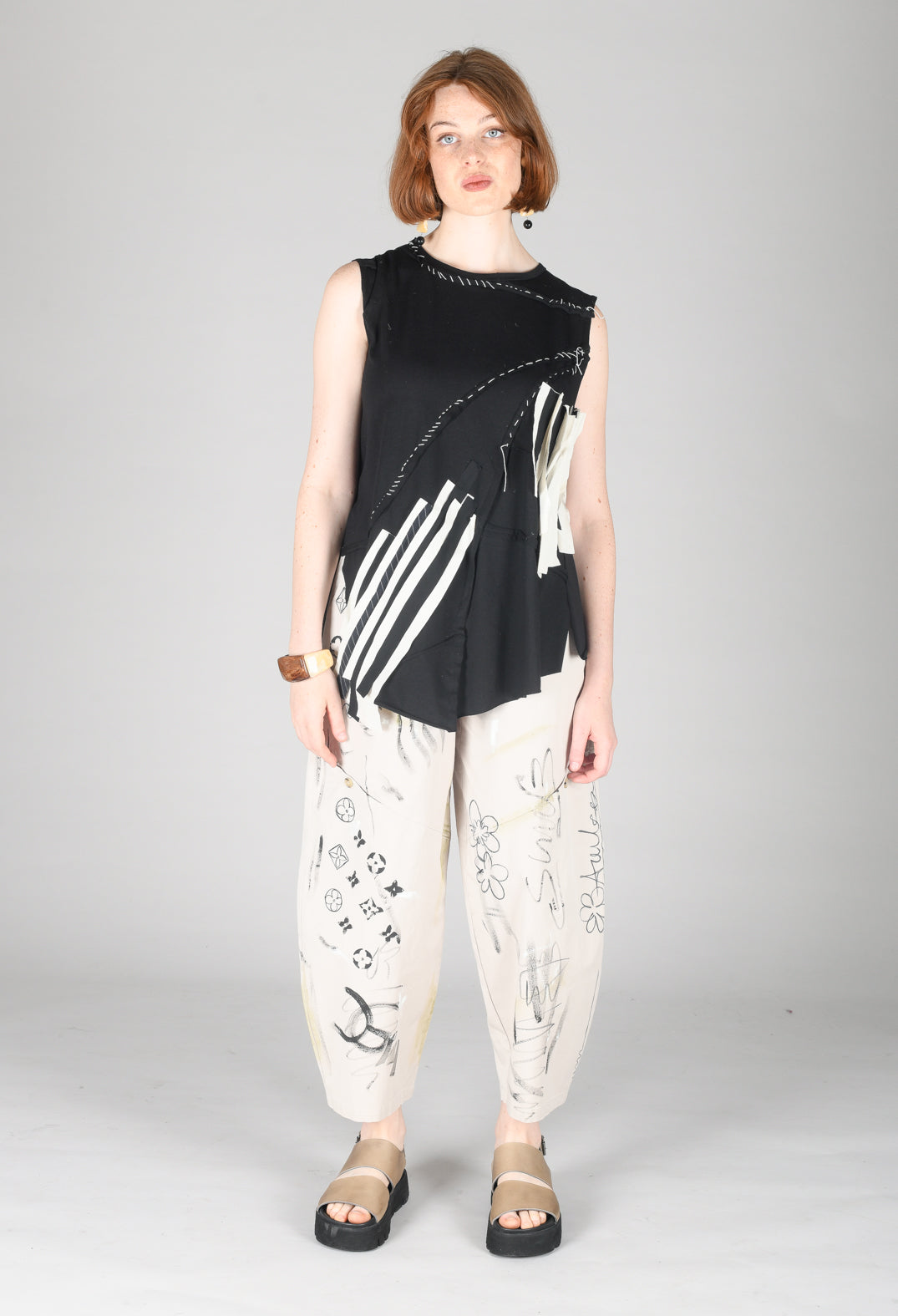 Signature Design Trousers in Beige
