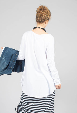 Heart Shirt in White