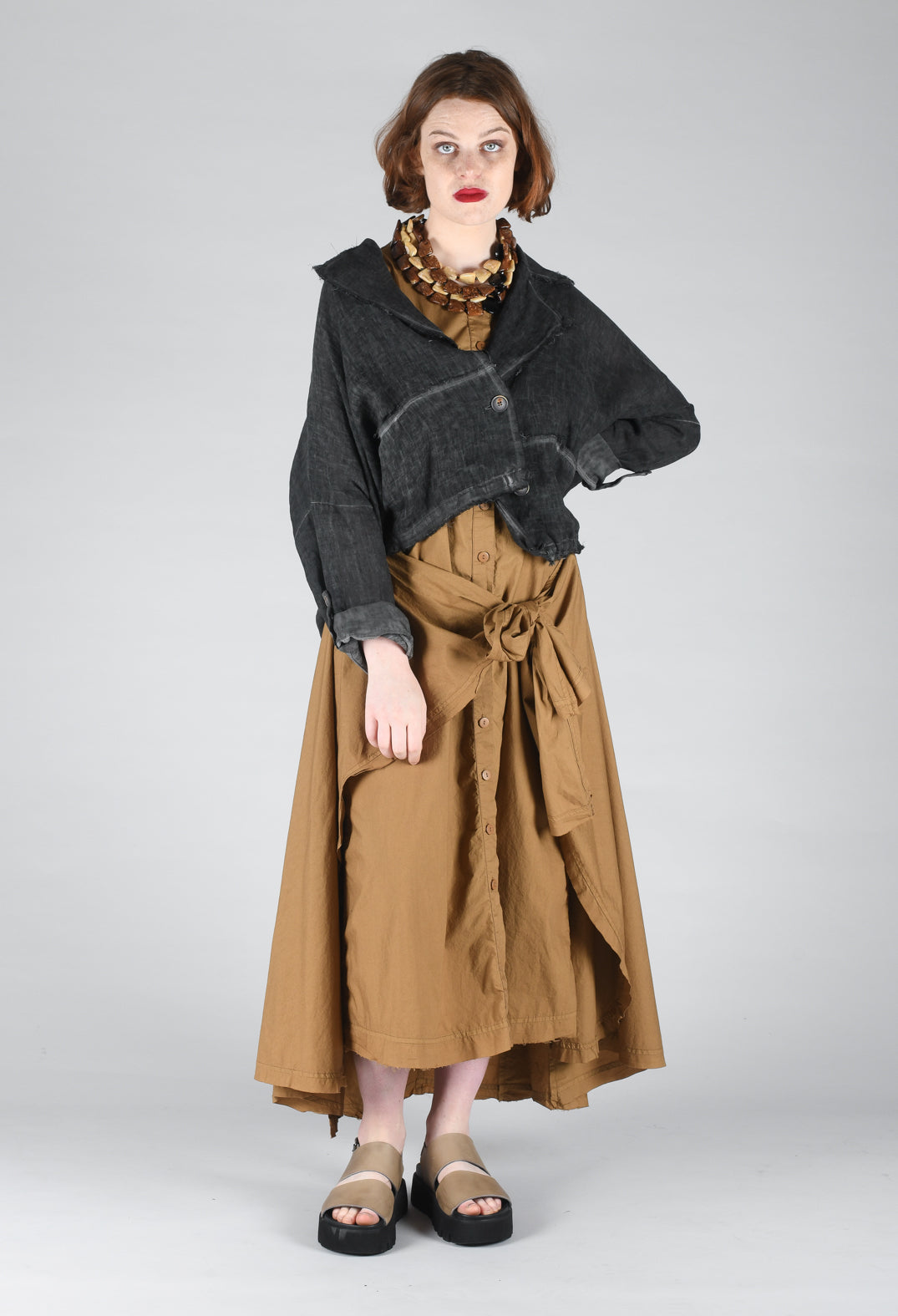 Definido Dress in Dried Tobacco
