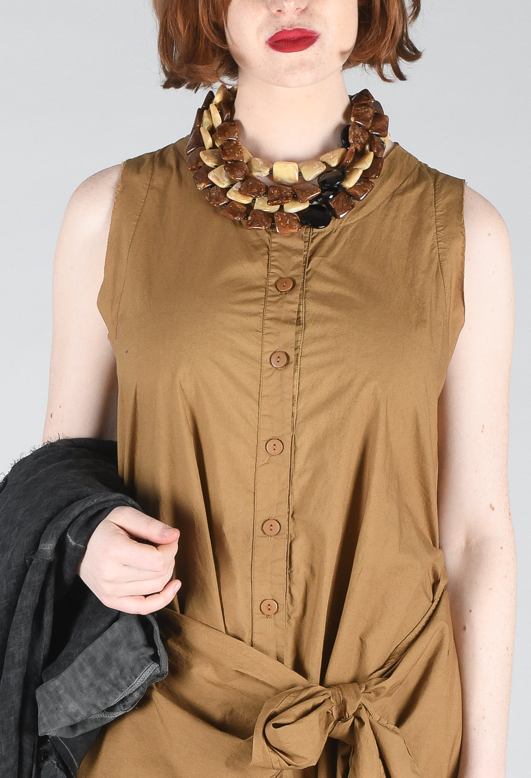 Definido Dress in Dried Tobacco
