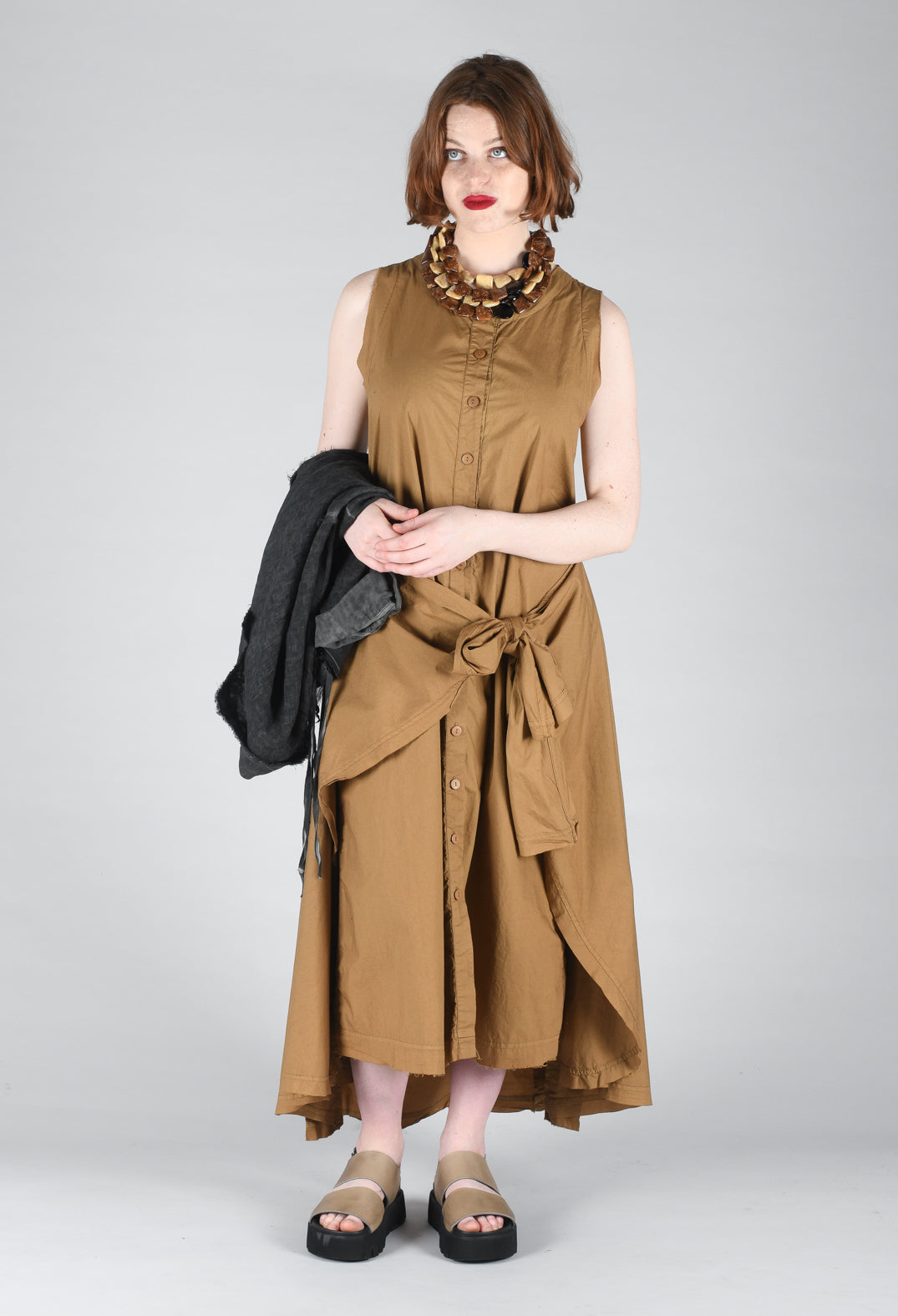 Definido Dress in Dried Tobacco