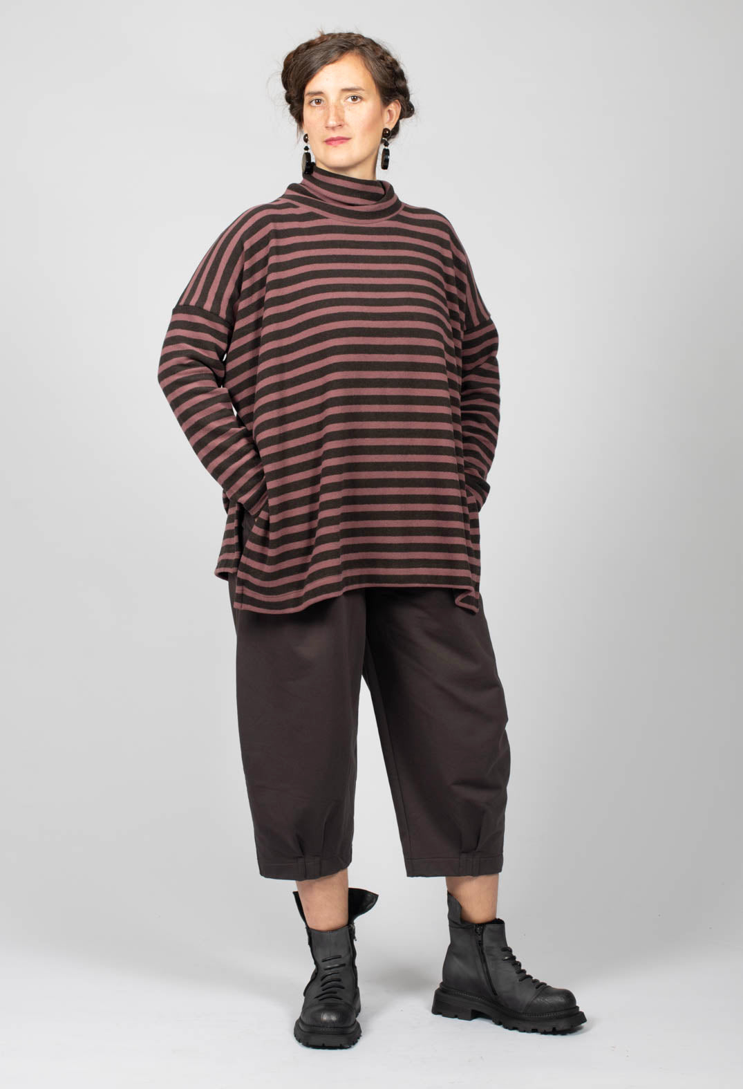 Bianco F Trousers in Moro