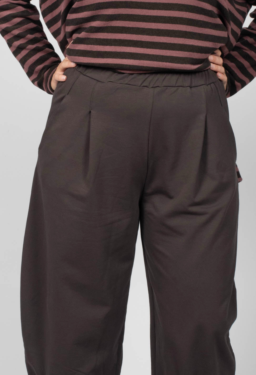 Bianco F Trousers in Moro