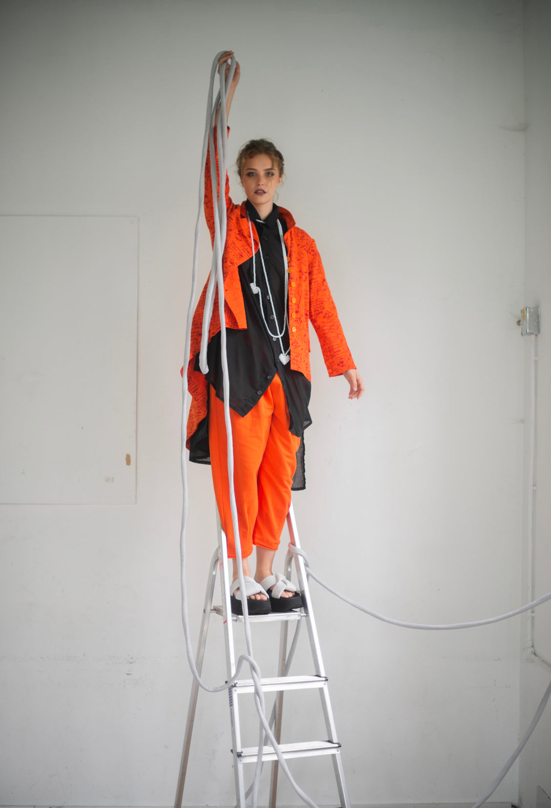 Casual Trouser in Orange