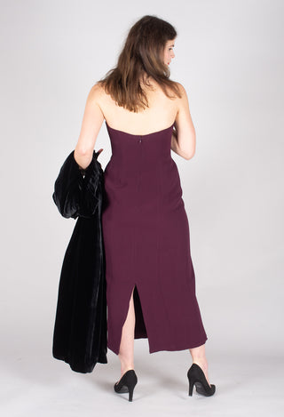 Tba Dress in Aubergine