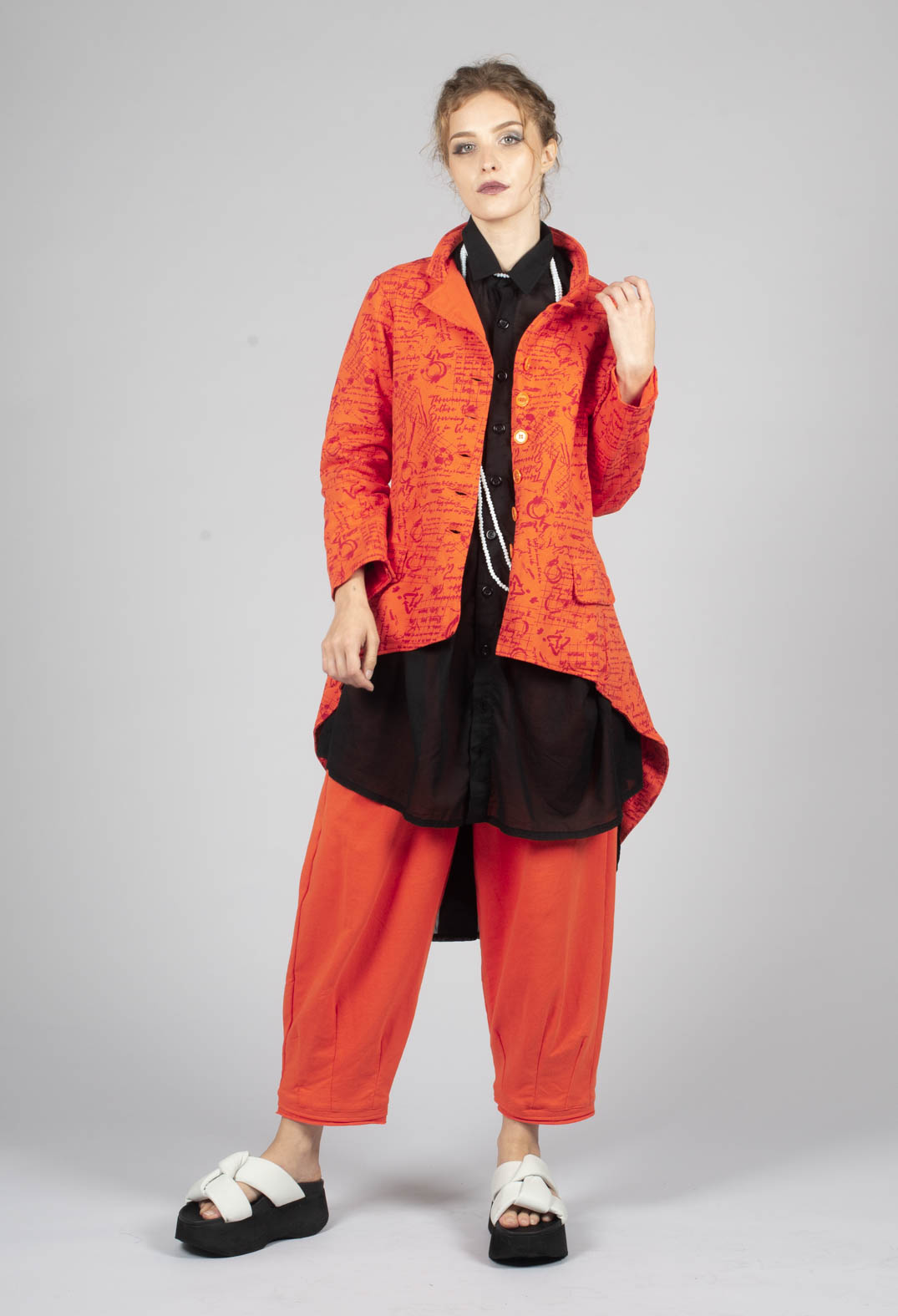 Casual Trouser in Orange