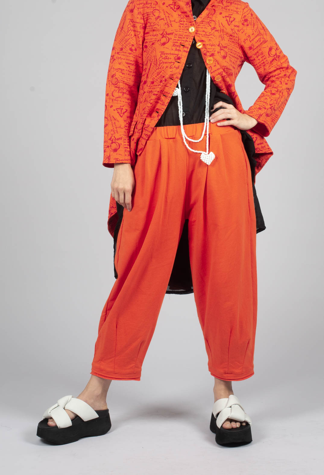 Casual Trouser in Orange