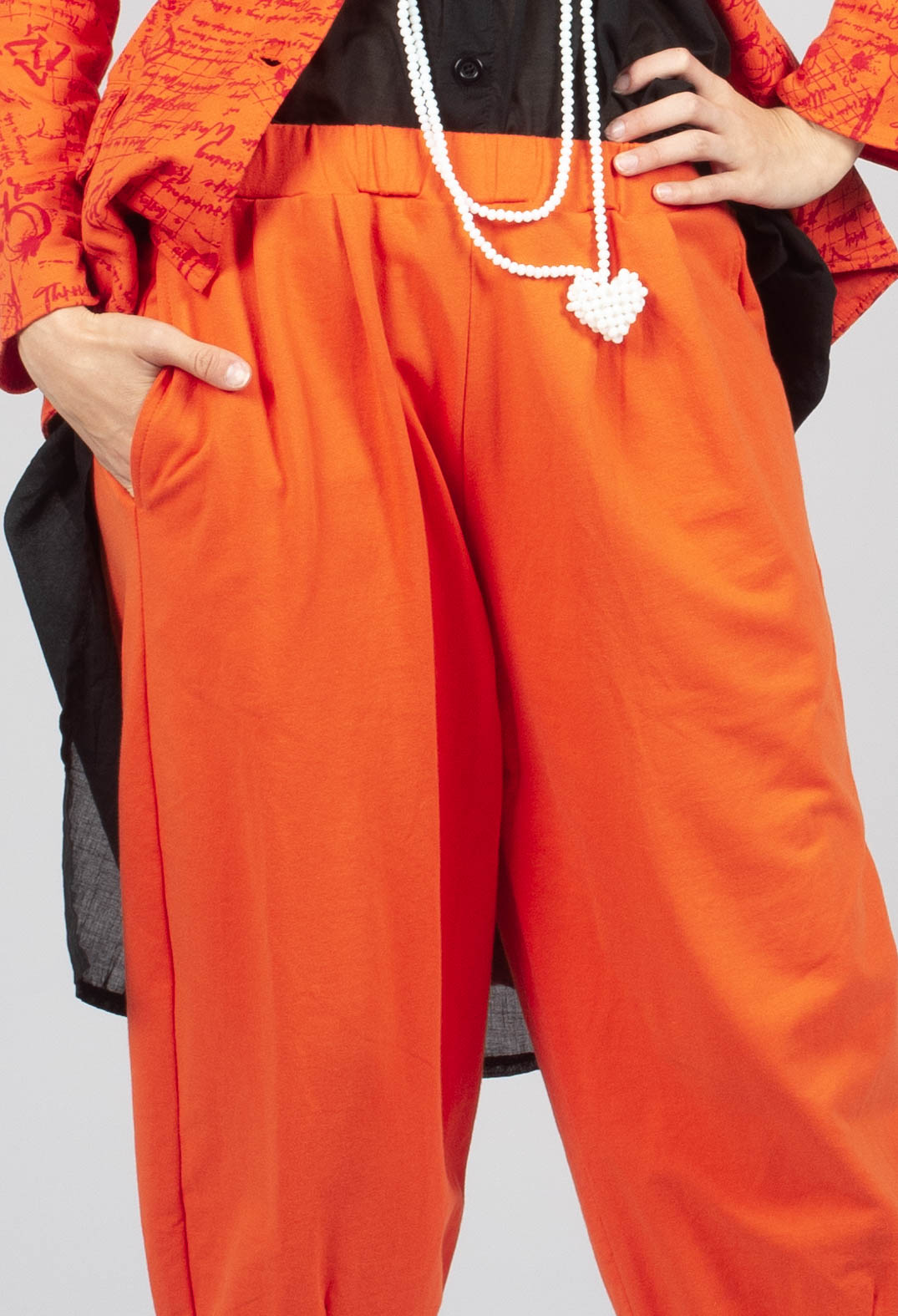 Casual Trouser in Orange