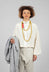 Long Sleeve Cotton Shirt in Cream