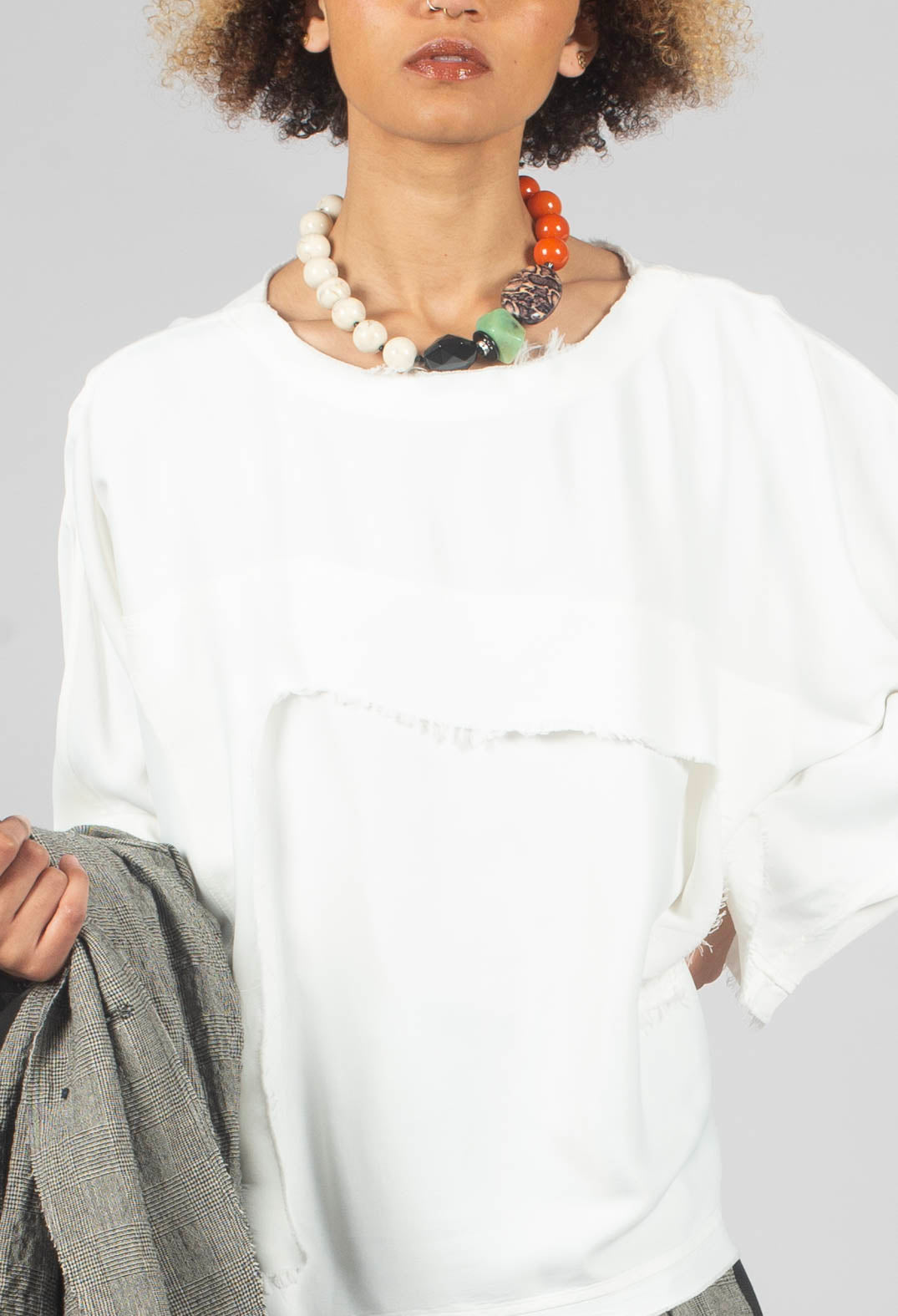 Raj Dia Top in Natural