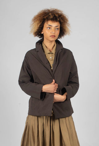 Loose Blazer WG in Brown