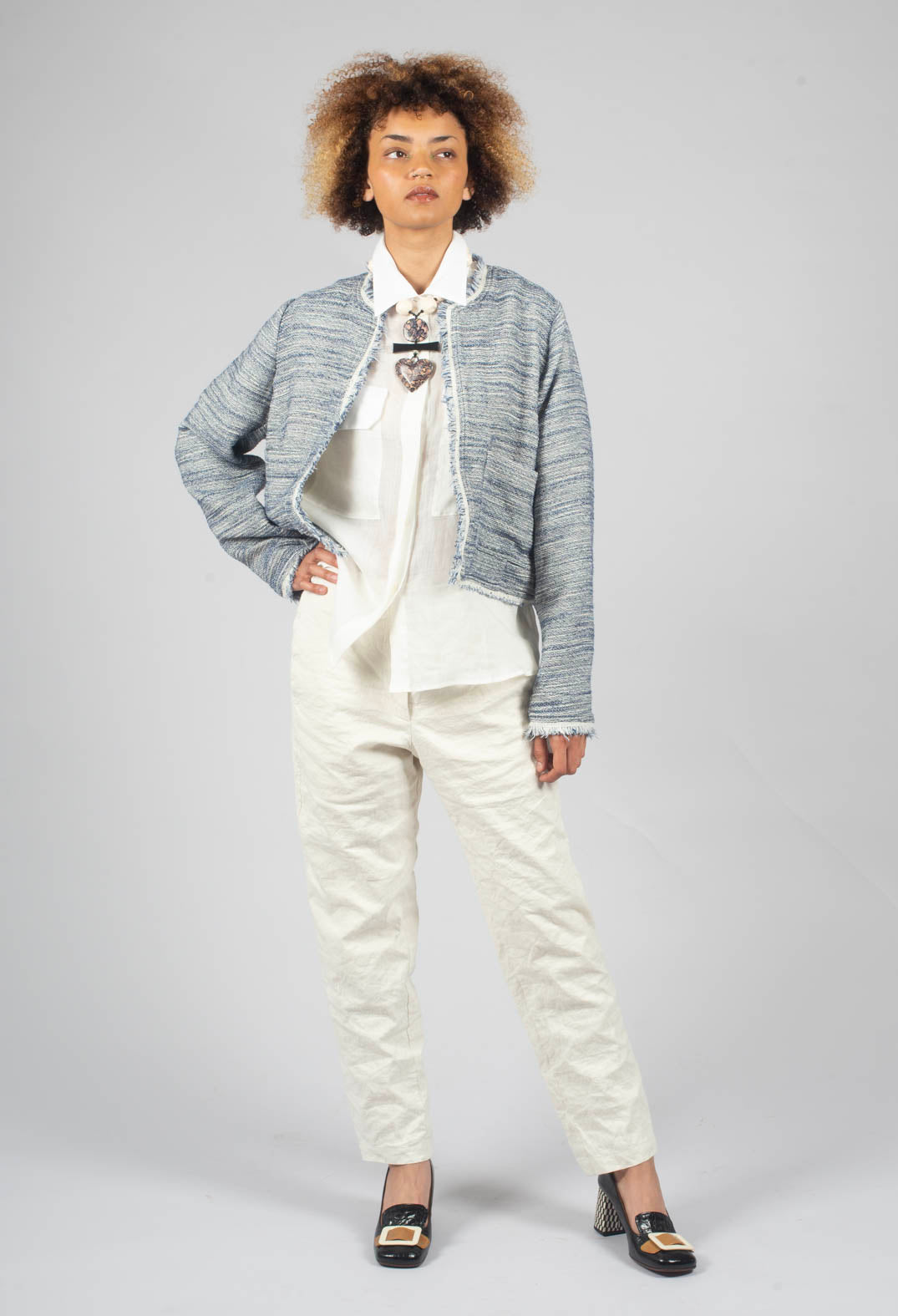 Safaga Jacket in Eve Blue