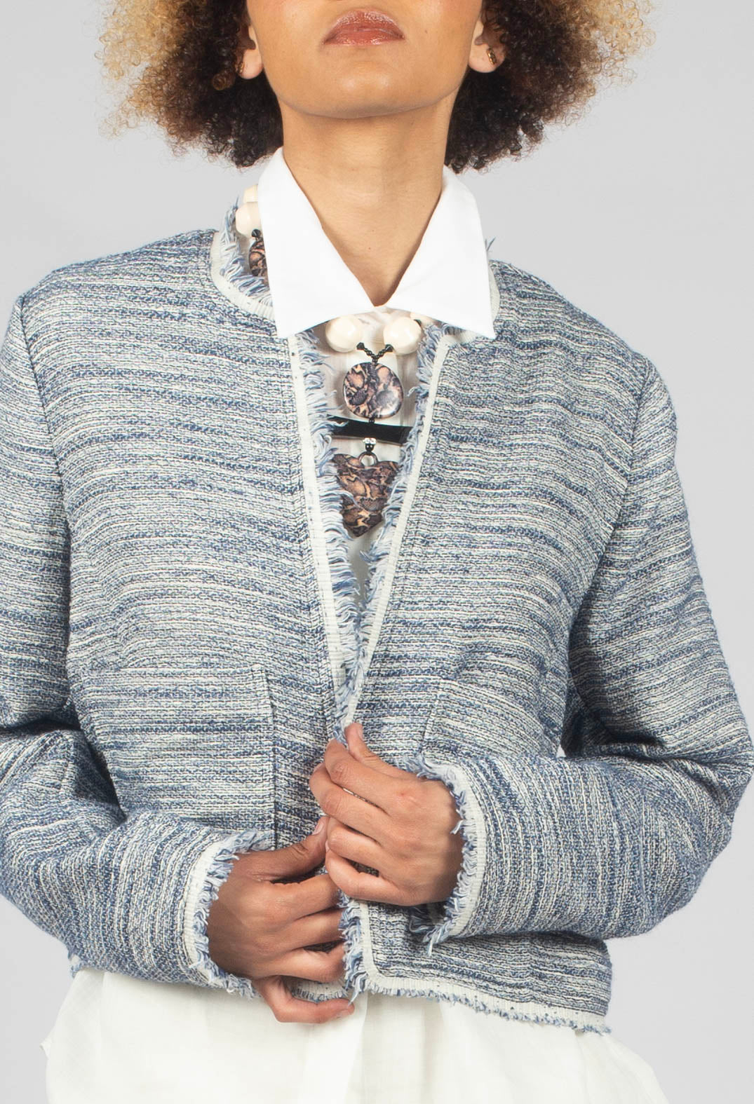 Safaga Jacket in Eve Blue