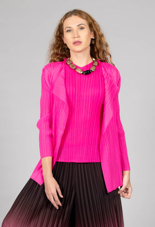 Simply Pleat Jacket in Pink