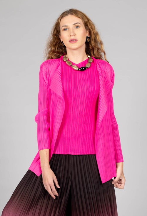 Simply Pleat Jacket in Pink