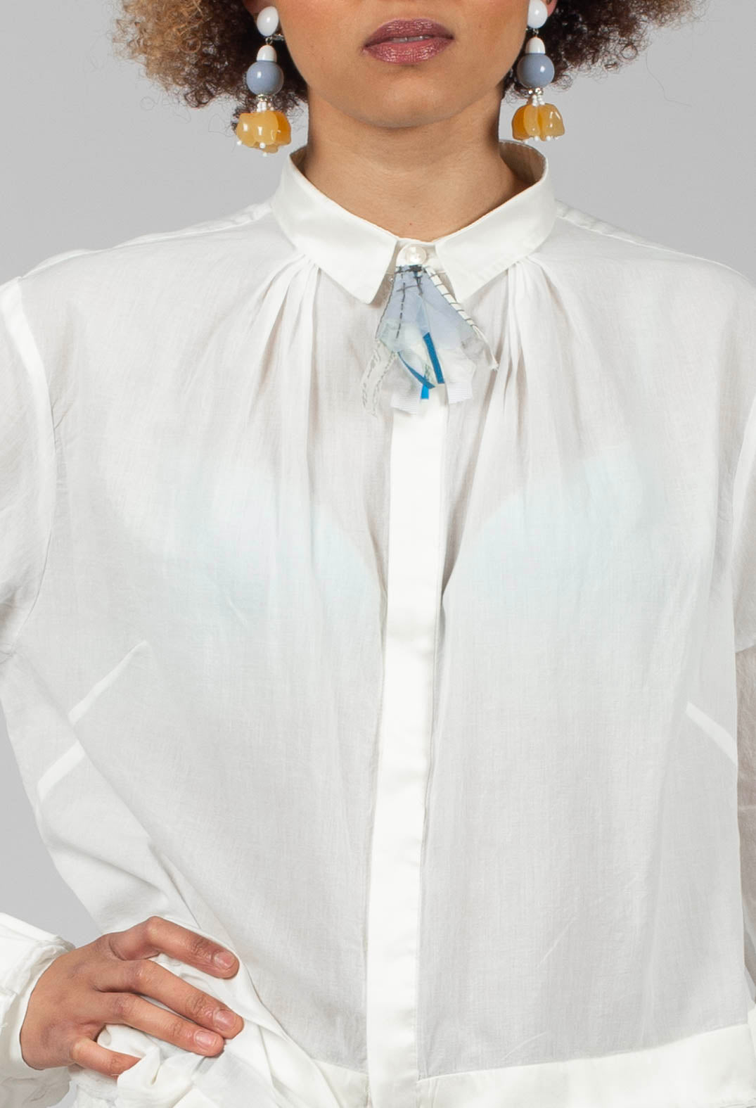 Cotton Shirt in White