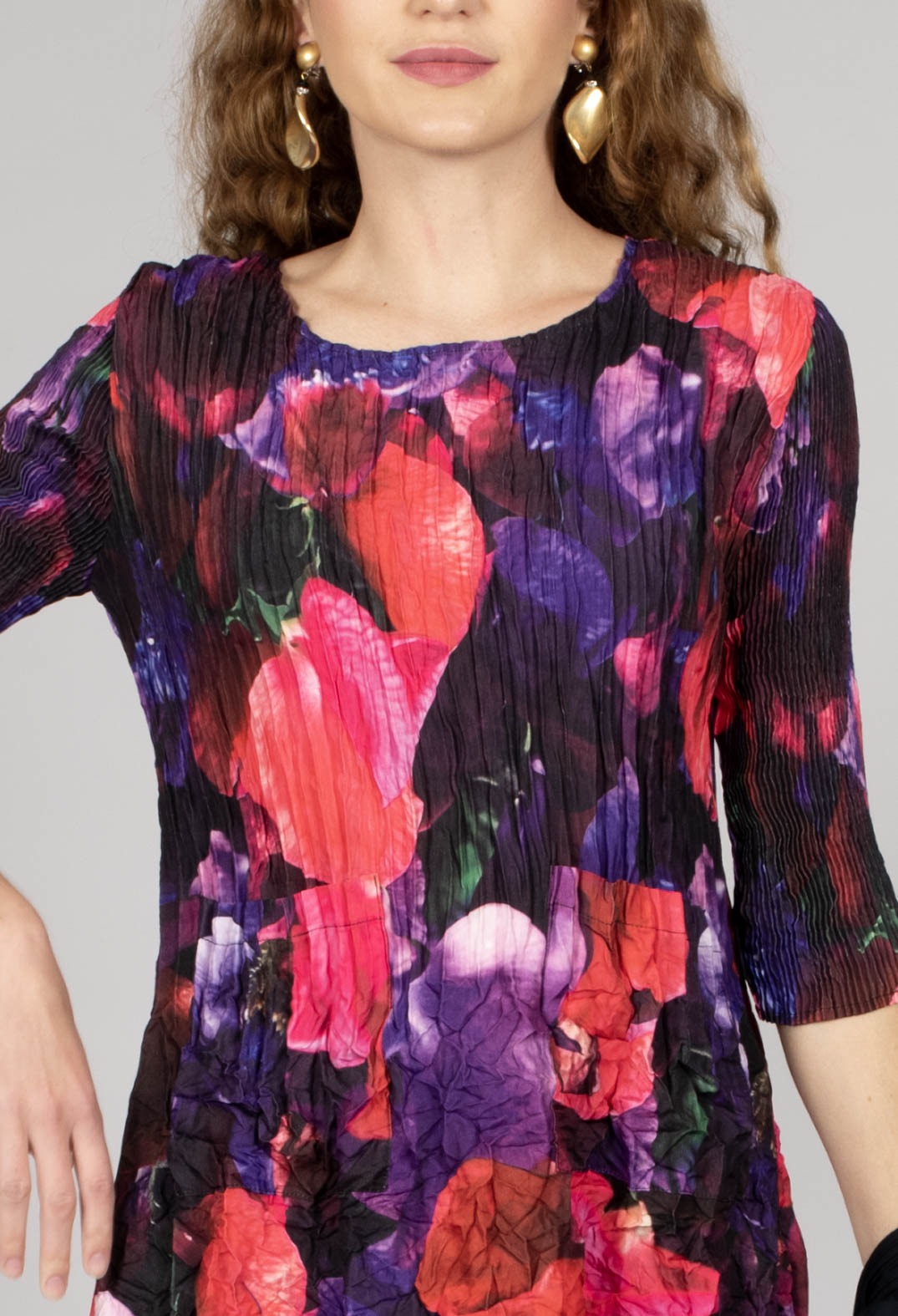 Three Quarter Smash Dress in Sweet Pea