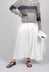 Linen Skirt in Off White