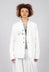 Detachable Brooch Short Jacket in Original White